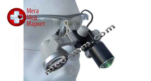 Купить Бинокулярный увеличитель ECMG-2,5x-RD ErgonoptiX микро Галилея с осветителем D-Light micro XL и УФ фильтр цена, характеристики, отзывы